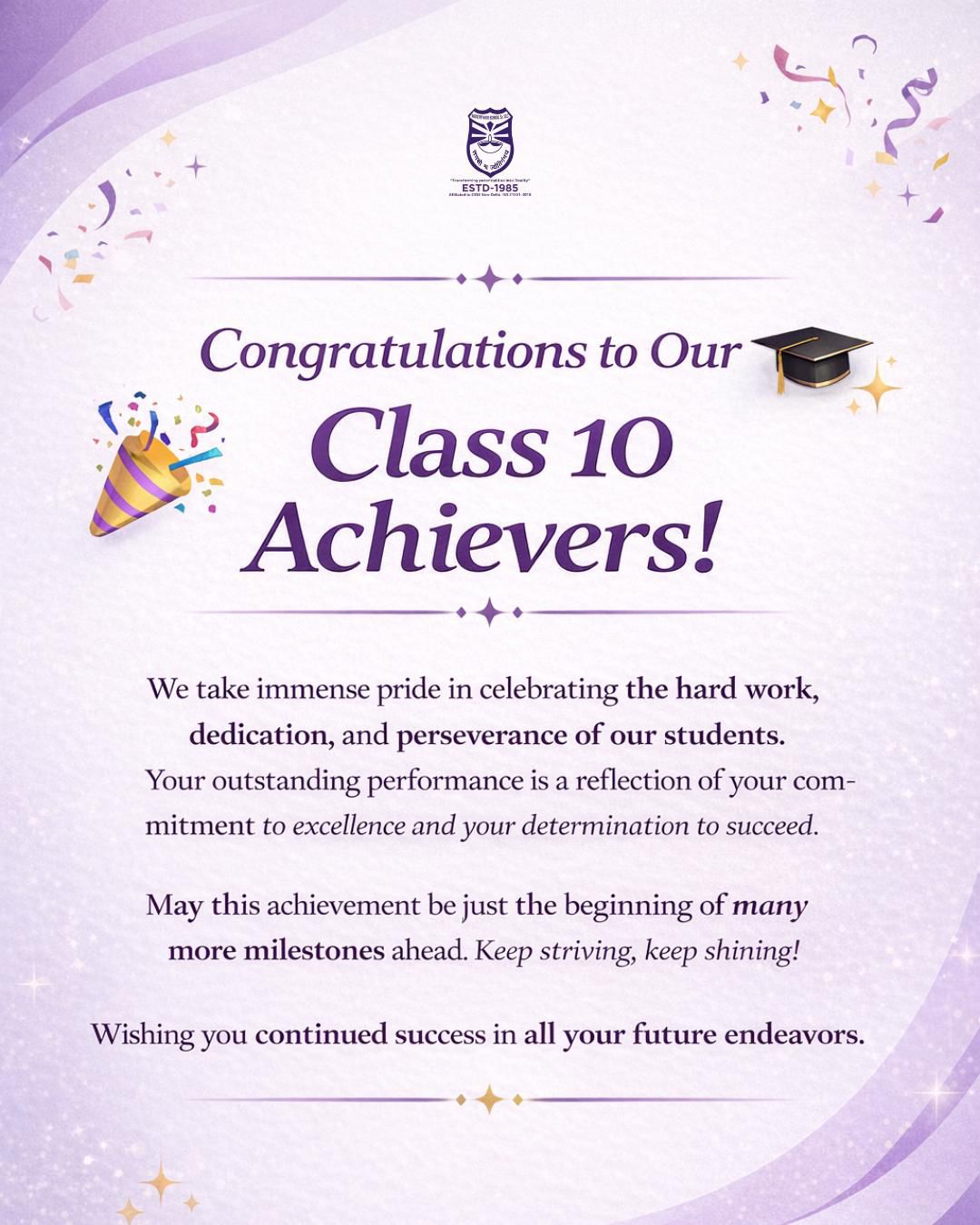 Congratulations
